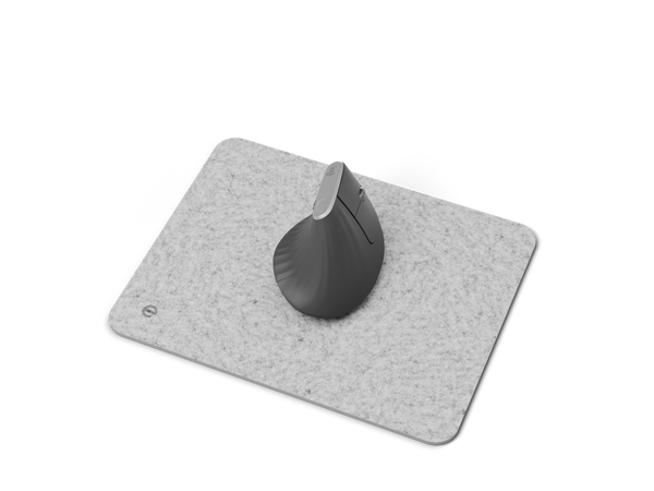 Plstěná podložka na stůl Omni MAT — Světle šedá / 28 × 22 cm · pod myš